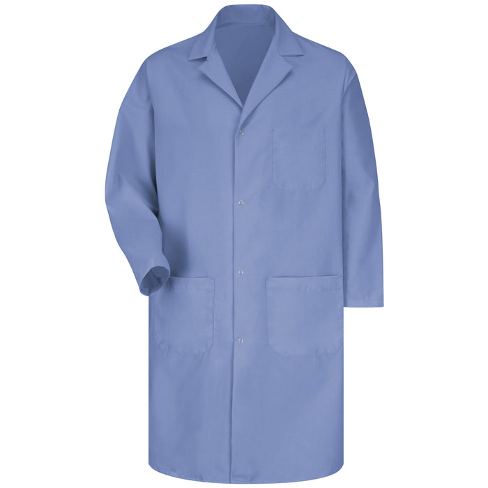 Men's Gripper-Front Lab Coat