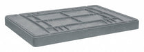 Blk Ctr Lid Light Gray Plastic 42 1/2 in