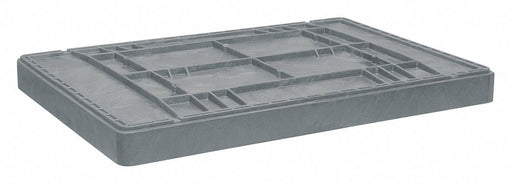 Blk Ctr Lid Light Gray Plastic 42 1/2 in