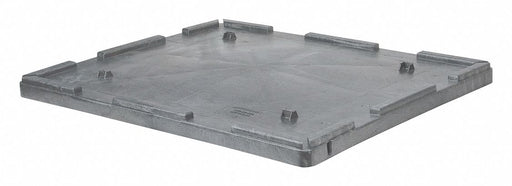 BulkContainerLid 44.75inW Plastic Gray