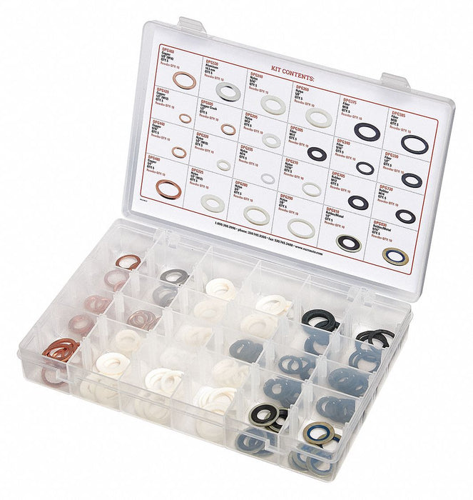 Oil Drain Plug Gasket Assortment 7 W