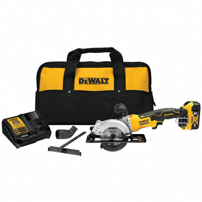 Circular Saw Kit 4.5 in Dia 4500 RPM