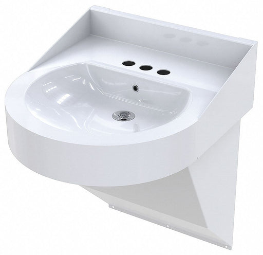 Hospital Sink 21.5 x19 x7 White