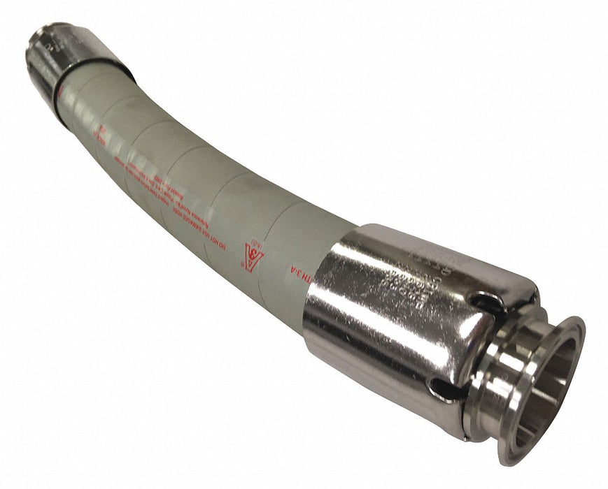 Food Grade Hose Assembly 3 ID x 15 ft.