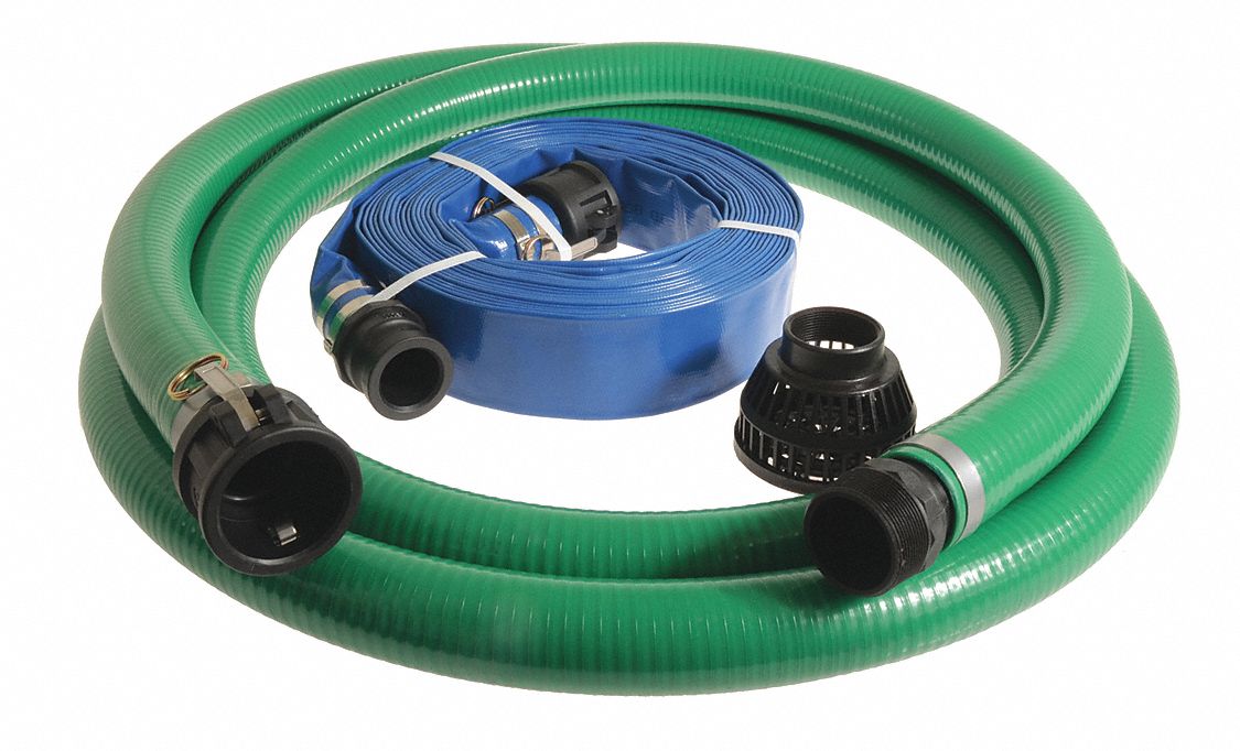 Water Hose 4 ID x 20 ft 50 ft Green