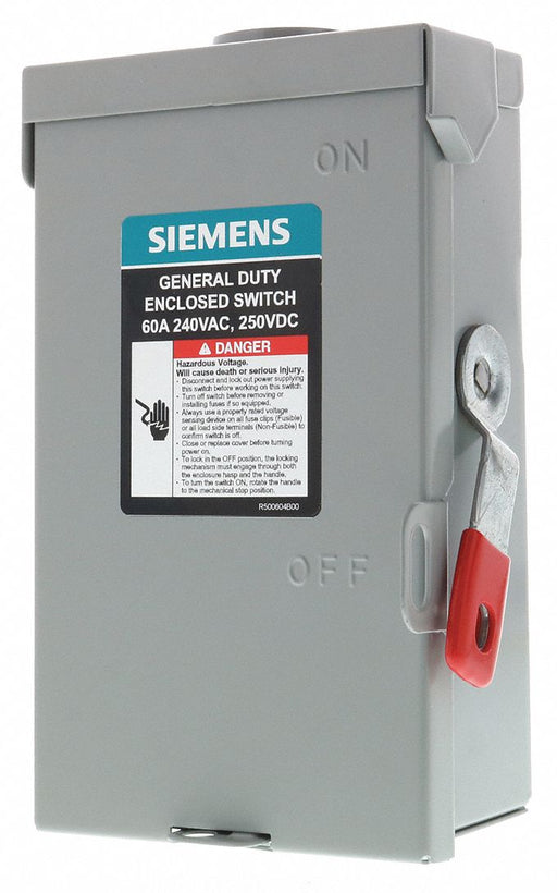 Safety Switch Non-Fusible 60 A Steel