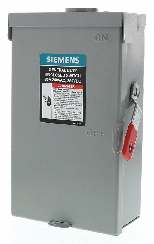Safety Switch Fusible 60 A Steel