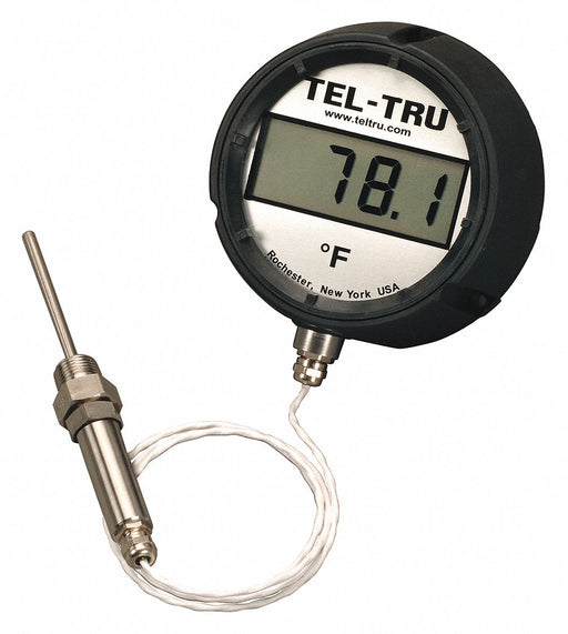 Digital Panel Mount Thermometer RTD 7 H