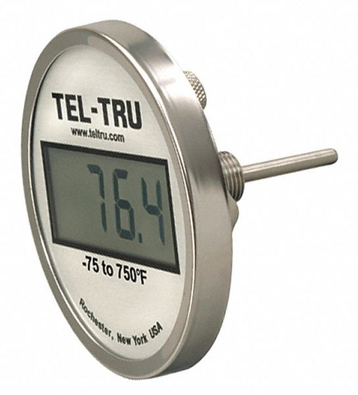 Digital Dial Thermometer 12 Stem L SS