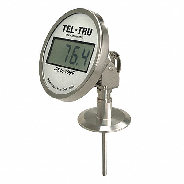 Digital Dial Thermometer 4-1/2 Stem L