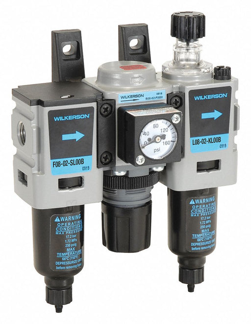 Filter/Regulator/Lubricator 3 pcs.
