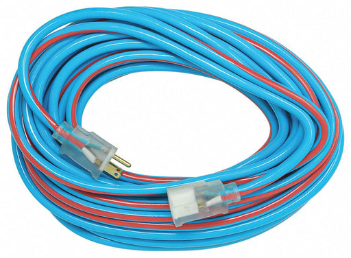 ExtensionCord 50ft Blue/Red 12AWG Round