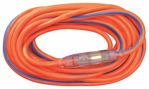 Ext.Cord 50ft Bl/Org 12AWG Round