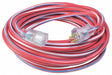 Ext.Cord 50ft Bl/Rd/Wht 12AWG Round