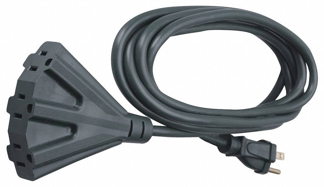 Extension Cord 14 AWG 125VAC 25 ft L