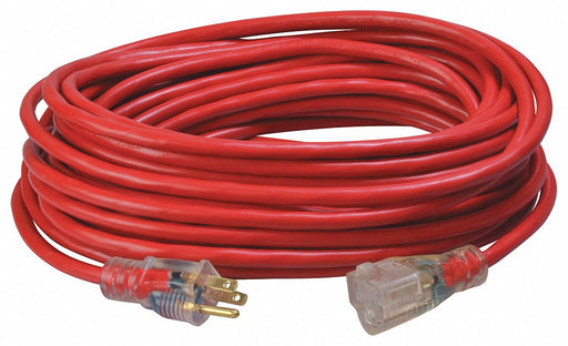 ExtensionCord 50ft Red 14AWG Round