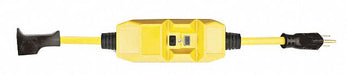GFCI Yellow 2 ft 1 Outlet 12 AWG