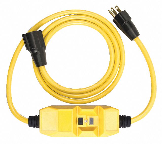 Line Cord GFCI 6.0 ft Cord L Yellow