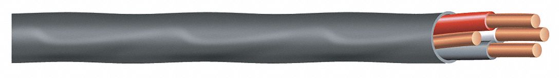 N0531 NonmetallicBuildingCable 6AWG Blk 500ft