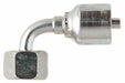 Crimp Fitting 90 Deg 1/4 ID M16-1.5 F