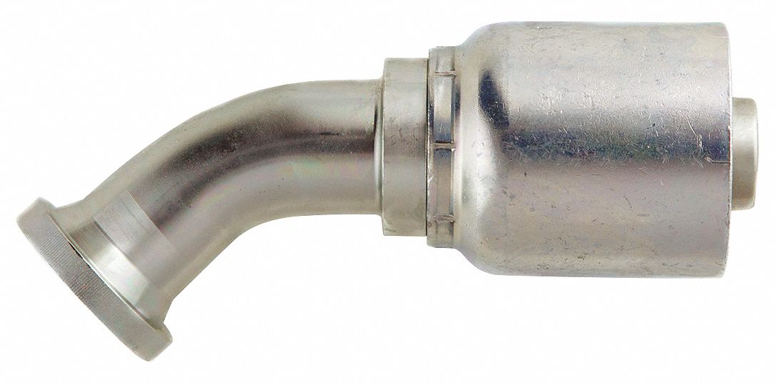Crimp Fitting 45 Deg 1-1/4 ID MFlange