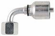 Crimp Fitting 90 Deg 3/8 I.D. F Metric