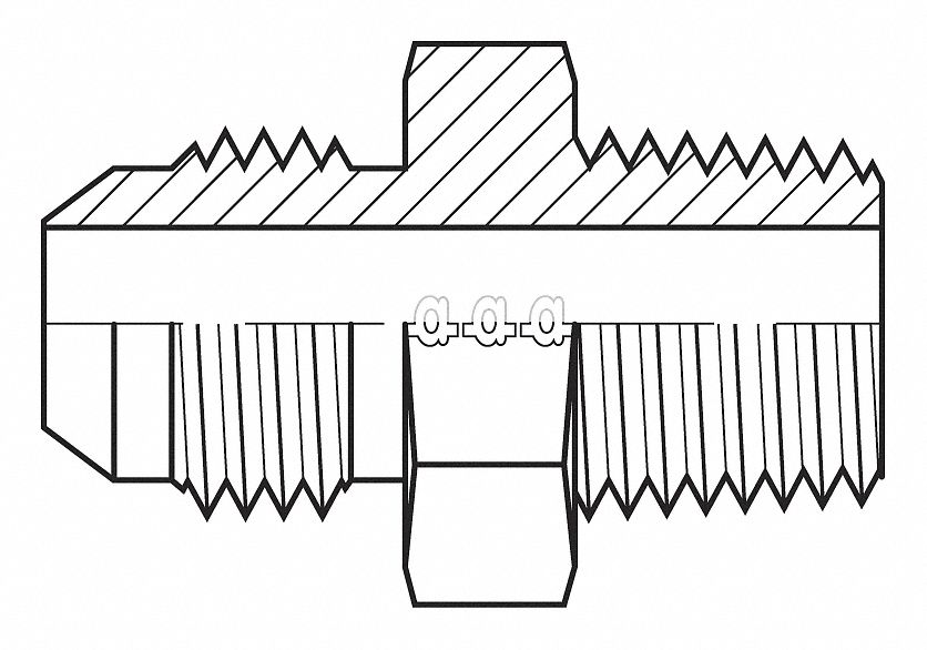 Hose Adapter 1-1/4 JIC 1-1/4 BSPT