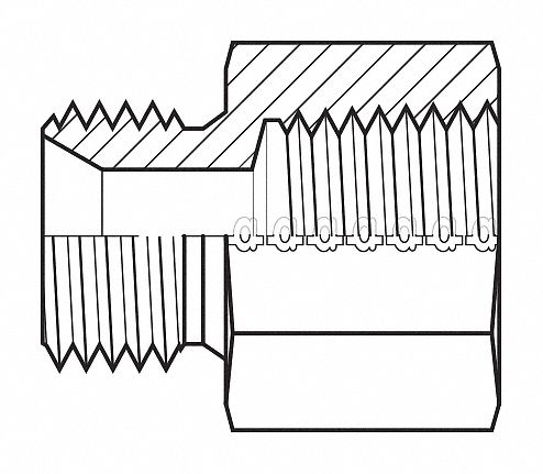Hose Adapter 3/8 BSPP 3/8 NPT
