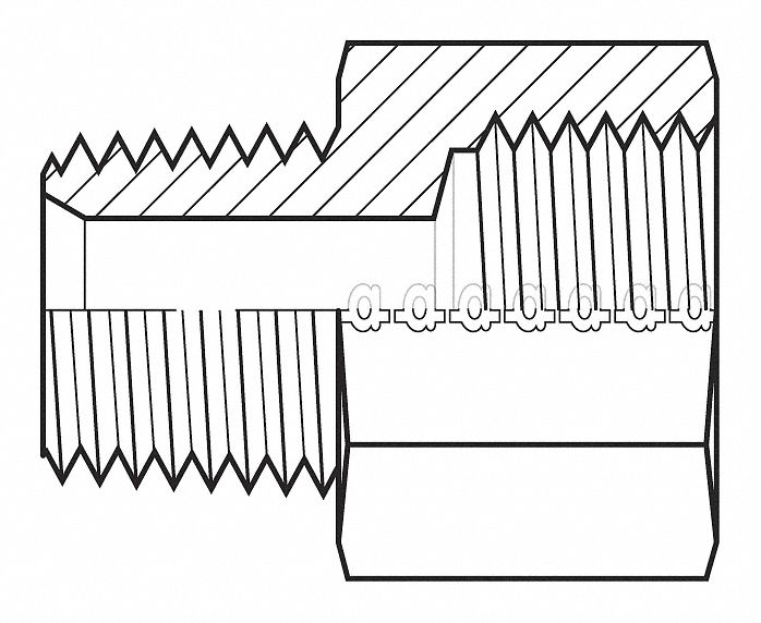 Hose Adapter 1/4 BSPP 1/8 JIC