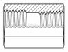 Hose Adapter 3/4 BSPT 3/4 NPT