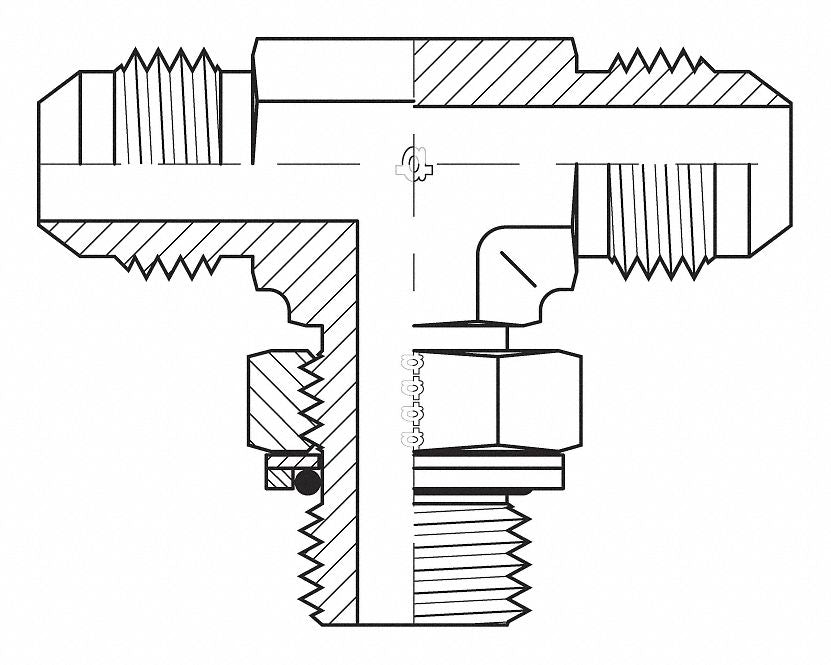 Hose Adapter 5/8 JIC 5/8 JIC