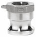 Cam and Groove Adapter 1-1/4 304 SS