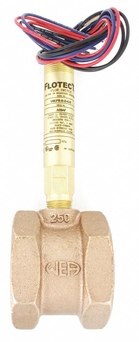 Liquid Flow Switch DPDT 125/250VAC