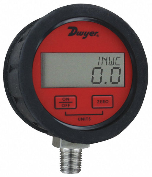 K4240 Digital Pressure Gauge 3 Dial Size Red