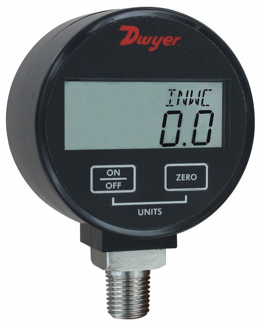 K4248 Digital Pressure Gauge 3 Dial Size Blk
