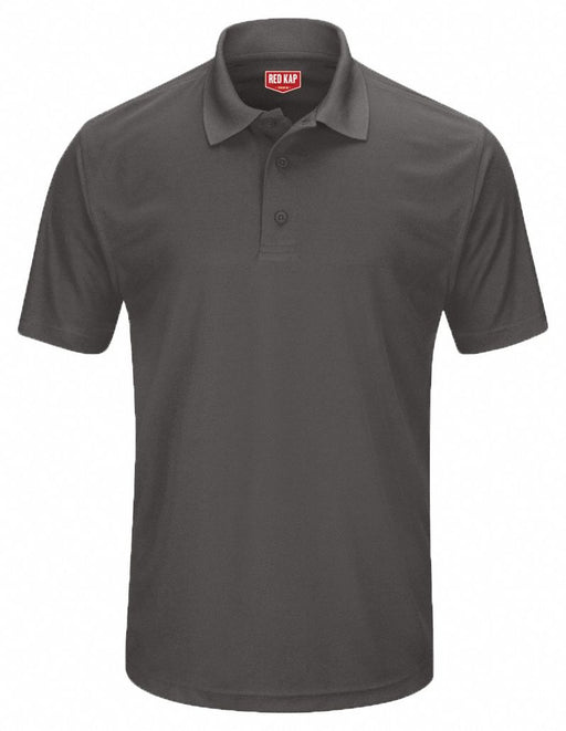 Short Sleeve Polo Mens S Charcoal/Gray