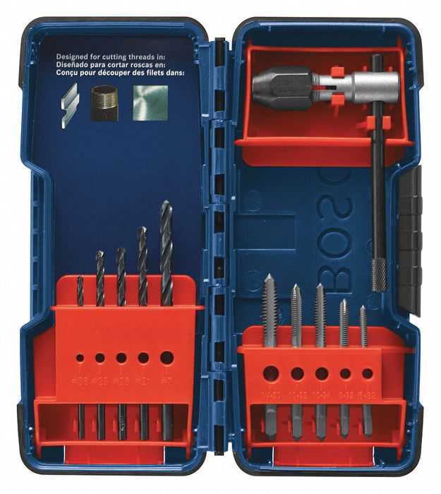DrillBitandTapSet 11 UNC UNF Taper