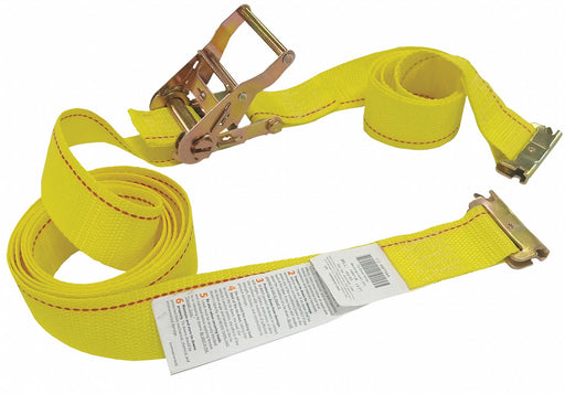 M6846 Tie Down Strap E-Track Yellow