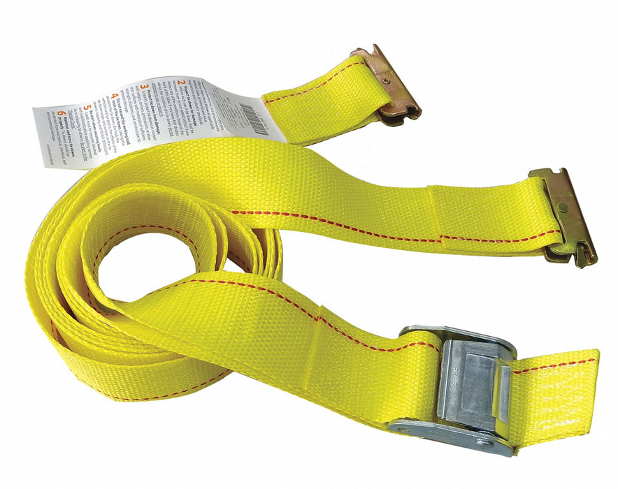 M6915 Tie Down Strap E-Track Yellow