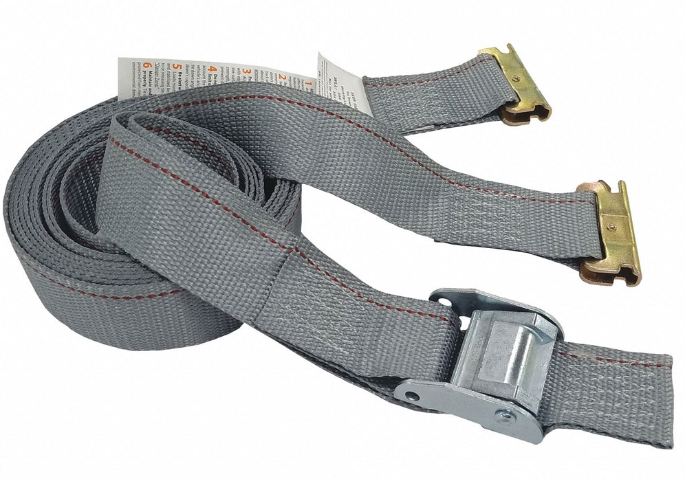 M6914 Tie Down Strap E-Track Gray PK7