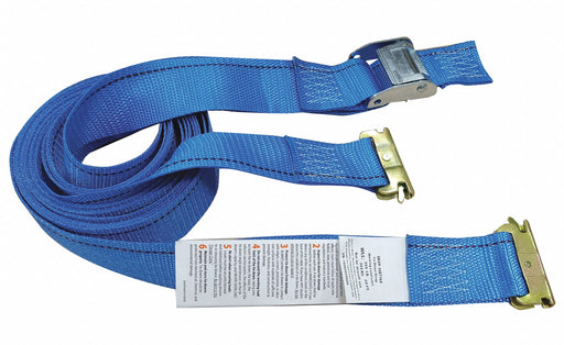 M6914 Tie Down Strap E-Track Blue PK7
