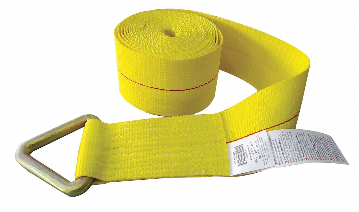 W Strap D-Ring Yellow