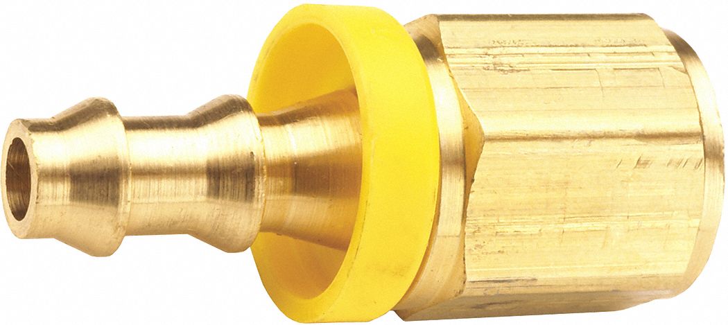 Push on Hose Fitting 3/8 x1/2 BarbxNPTF