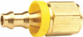 Push on Hose Fitting 3/8 x1/2 BarbxNPTF