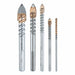 Glass and Tile Drill Bit Set Uncoated