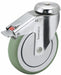 Bolt-Hole Caster 3 dia Swivel Rubber