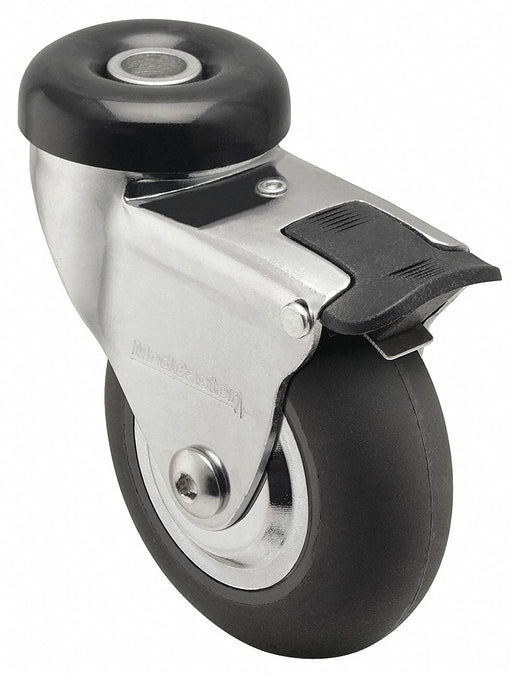 Bolt-Hole Caster 2 dia Swivel Rubber