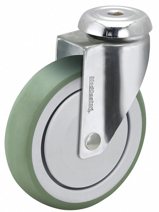Bolt-Hole Caster 3 dia Swivel Rubber