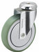 Bolt-Hole Caster 3 dia Swivel Rubber