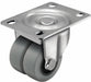 Plate Caster Swivel Rubber 2 13/16 H